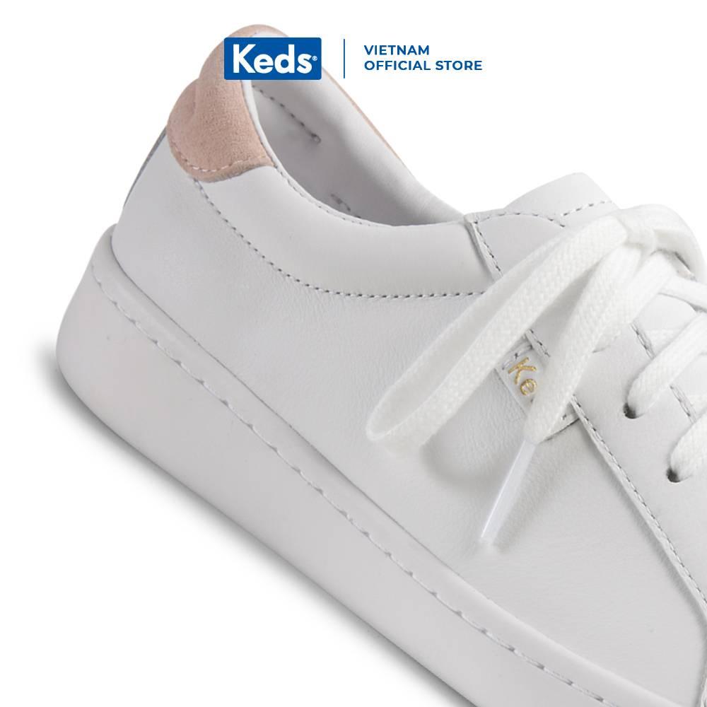 Giày Keds Nữ - Ace Leather White - KD057442