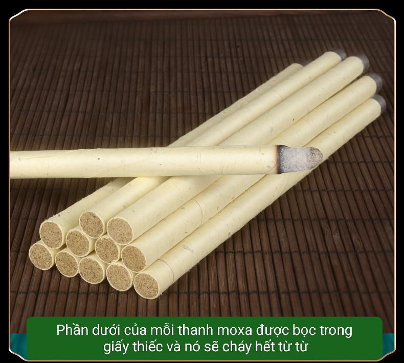 Hộp 12 NHANG NGẢI CỨU + bột gỗ đàn hương.Nhang ngải cứu ĐUỔI MUỖI- XÔNG PHÒNG- GIẢM STRESS THƯ GIẢN