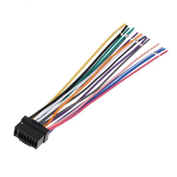 2X Audio Speaker Connector Wire Harness For  CDA-9887 Aftermarket Radio