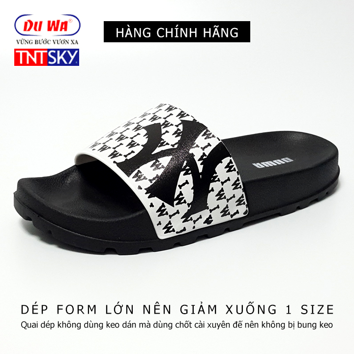 Dép nam, nữ quai ngang siêu nhẹ DUWA TK9032 Đen - Hàng chính hãng