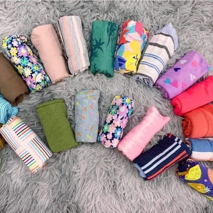 Sét quần chục mặc nhà cho bé trai, bé gái, cotton thun giãn CiZi.shop