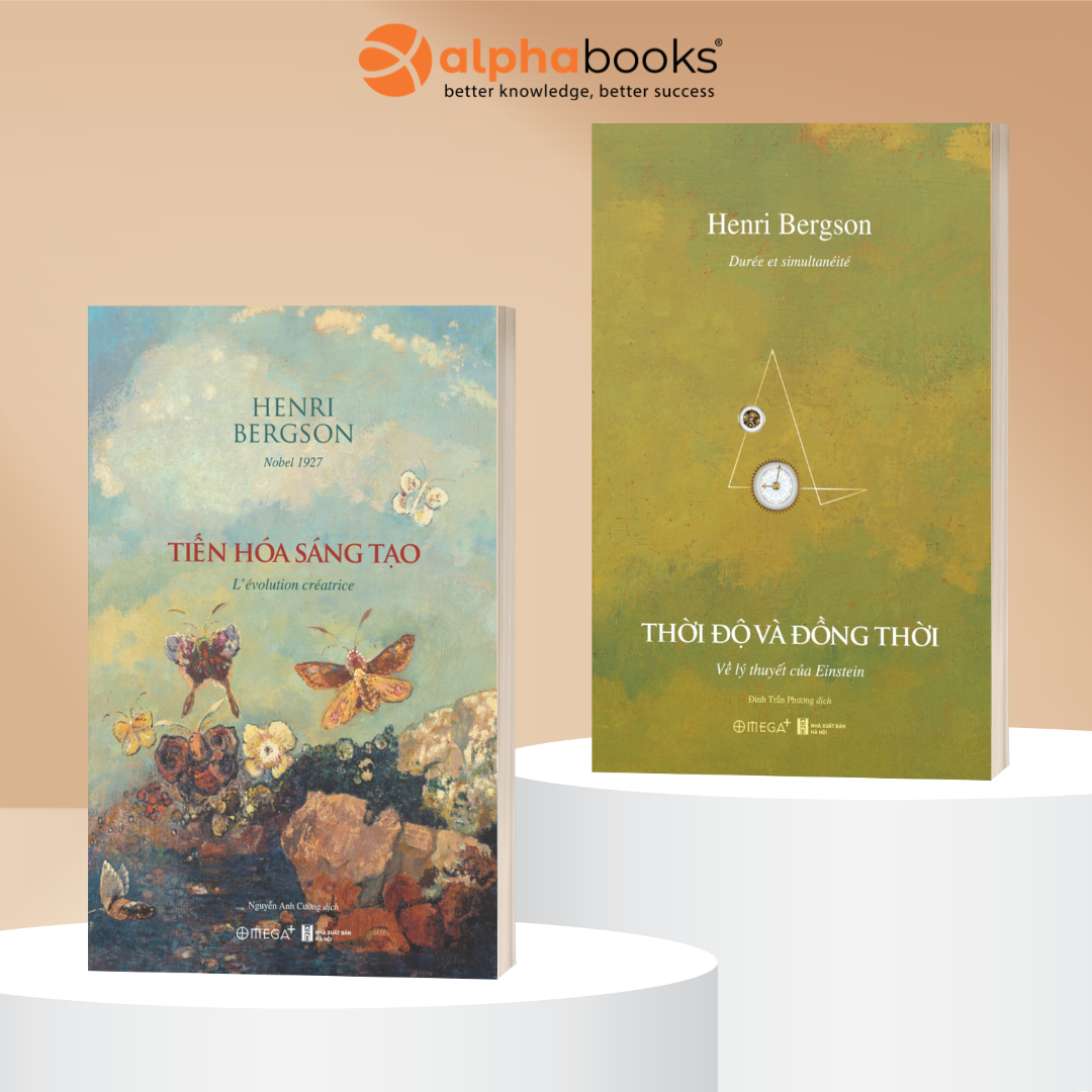 Combo 2 Cuốn Của Tác Giả Henri Bergson: Tiến Hóa Sáng Tạo + Thời Độ Và Đồng Thời - Về Lý Thuyết Của Einstein - Omega Plus