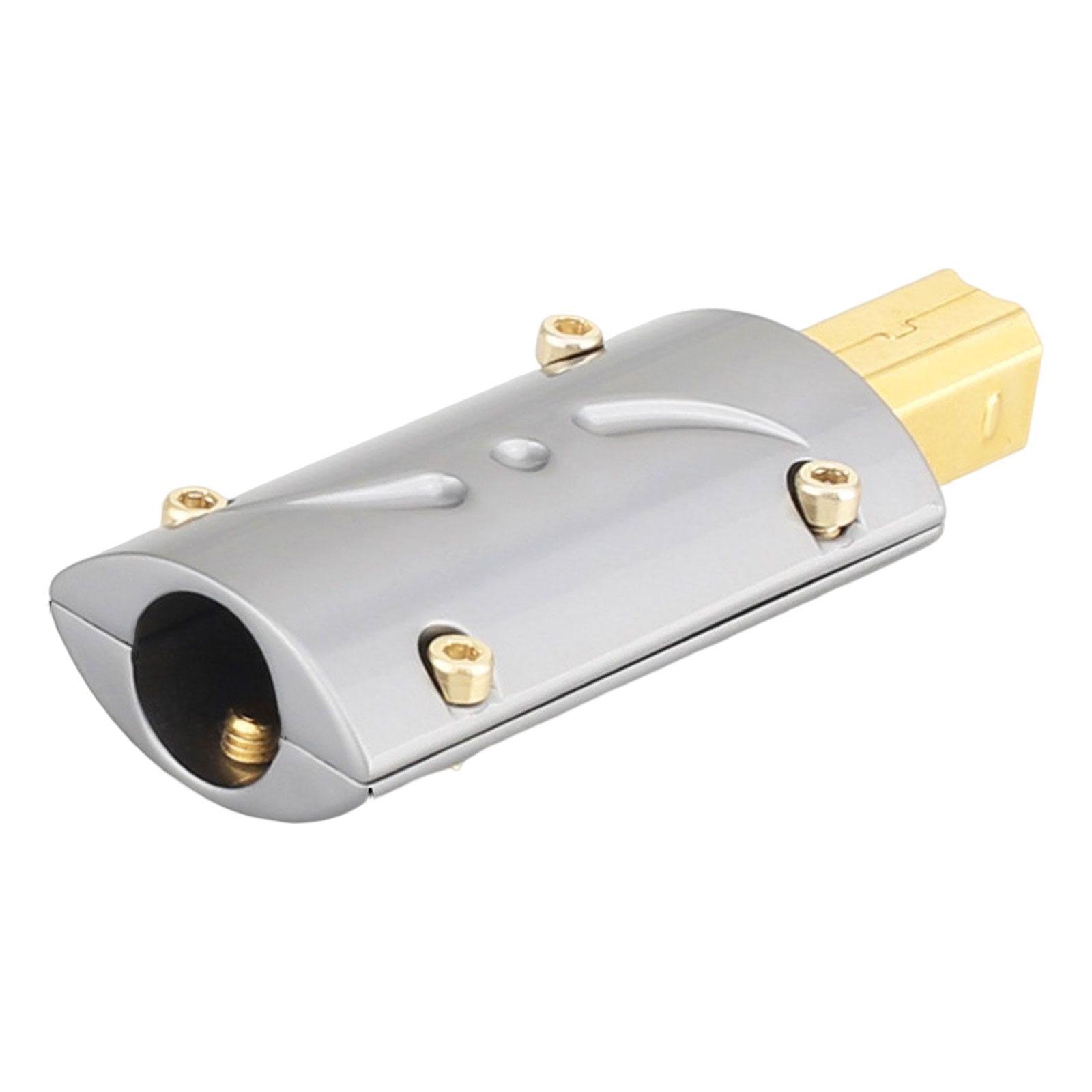 Male Plug Connector USB2.0 Male Connector Rewireable for DIY Data Cable