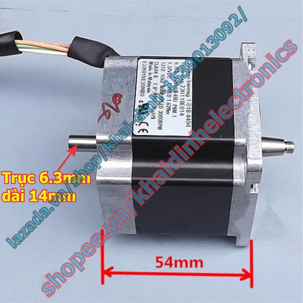 Động cơ bước 57mm 6A 1.8 độ, 3000V/P trục 6.3mm 720g 8 DÂY momen xoắn lớn 1.62Nm dùng chế máy in 3D... kde5172