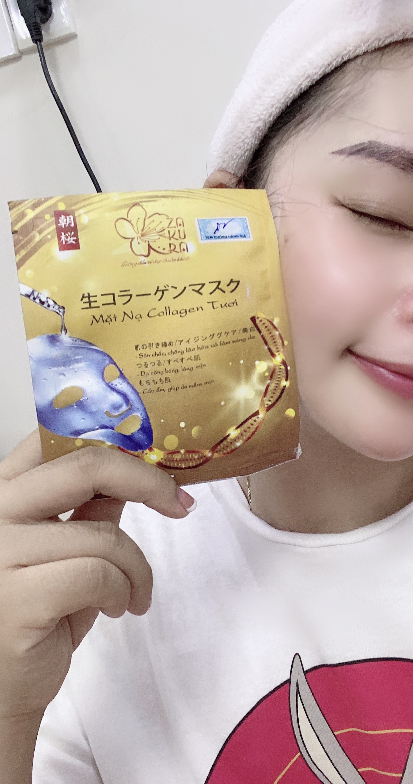 COMBO 5 HỘP MẶT NẠ COLLAGEN TƯƠI ASA ZAKURA [TẶNG 1 KEM DƯỠNG THỂ TẾ BÀO GỐC 150GR]