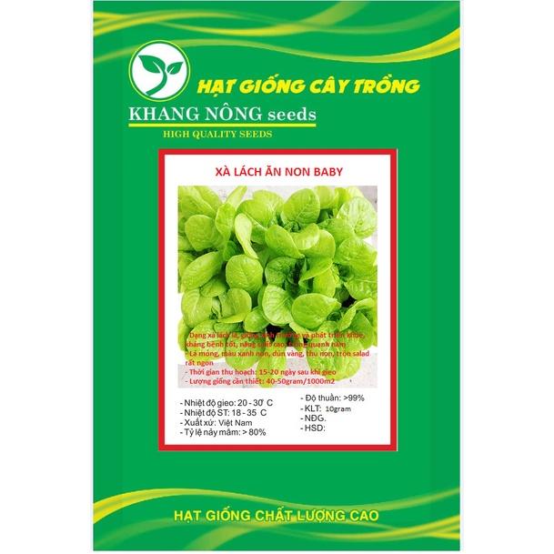 Hạt giống xà lách baby ăn non KNS3202 - Gói 10gram