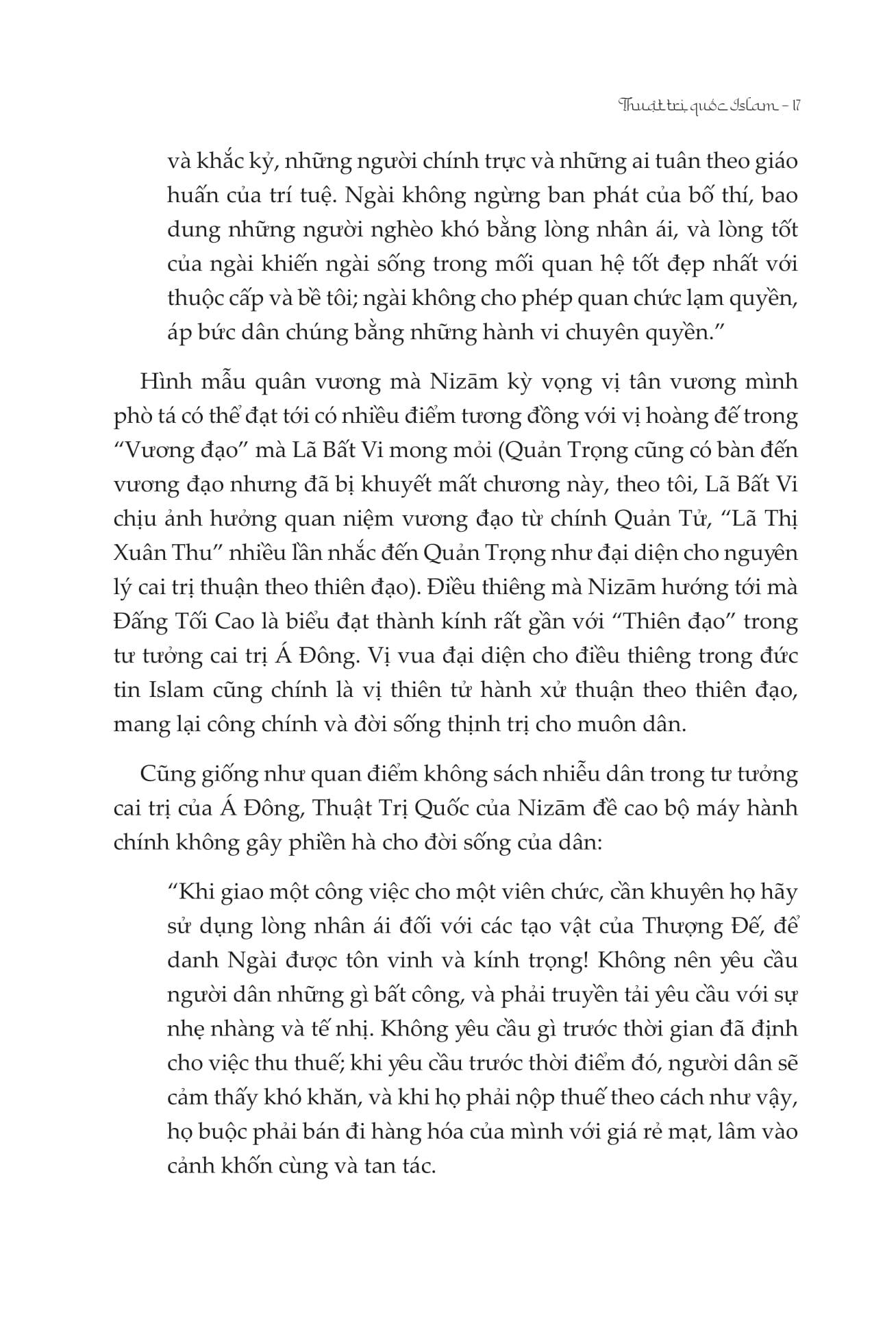 Sách - Thuật Trị Quốc Islam - Siasset Namèh - Bìa Cứng