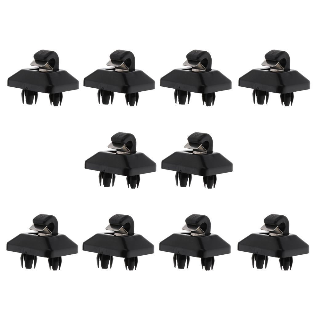 10 Pieces Car Sun Visor Clip Rivet Retainer Fastener for  A4 B6 B7