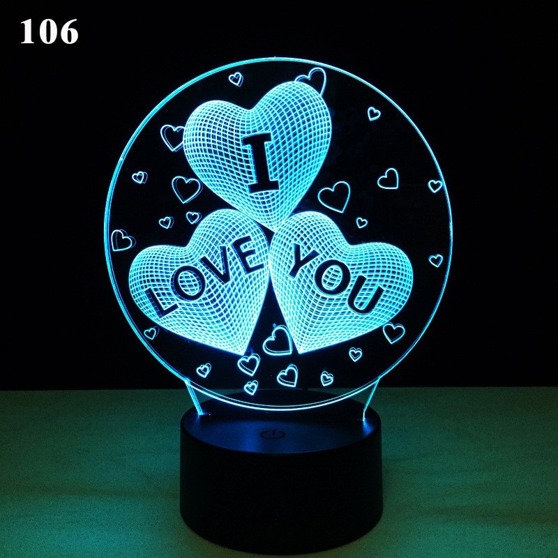Đèn LED 3D Arcylic Với Những Hình Ngộ Nghĩnh