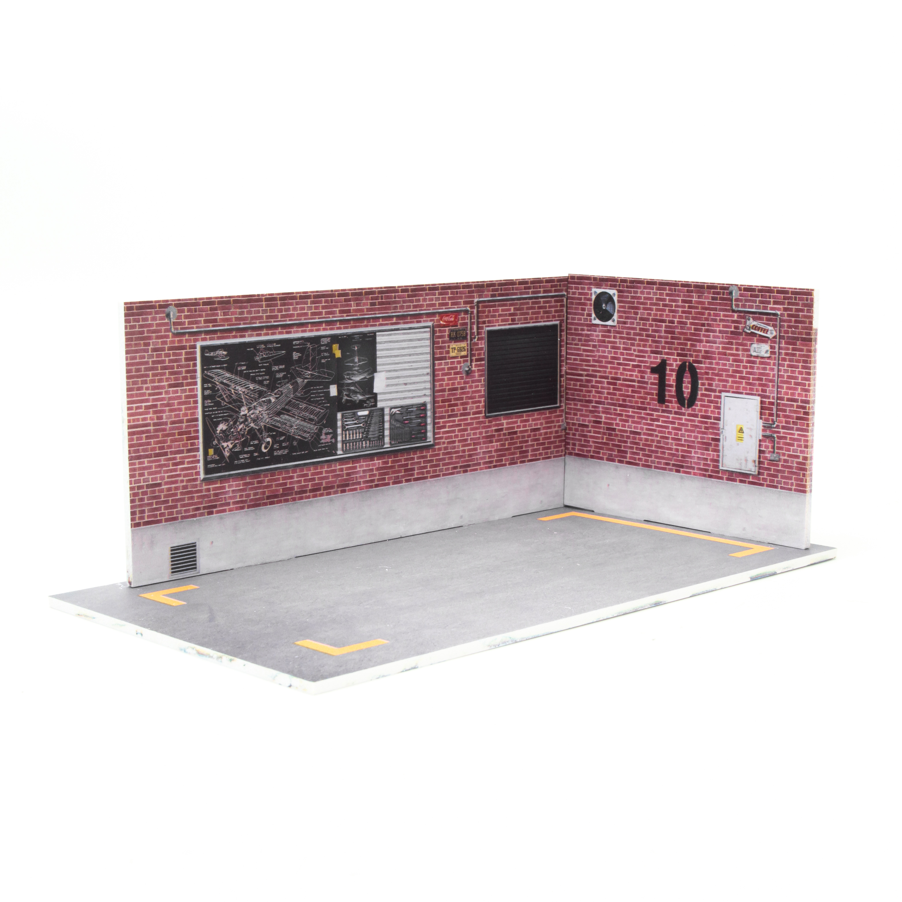 Mô hình Diorama Garage 1:36-1:32