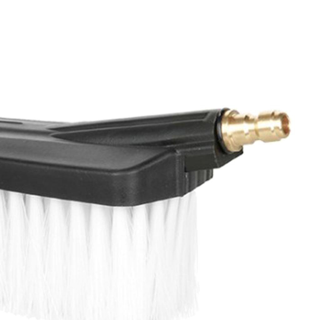 Spraying Car Cleaning 1/4'' Connector Triangle Soft Brushes Replacements