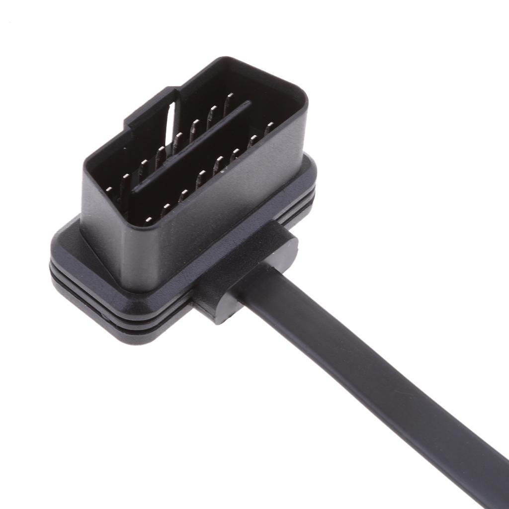 5x16 Pin M to F With Switch OBD2 Cord Extension Cable Adapter Connector On/Off