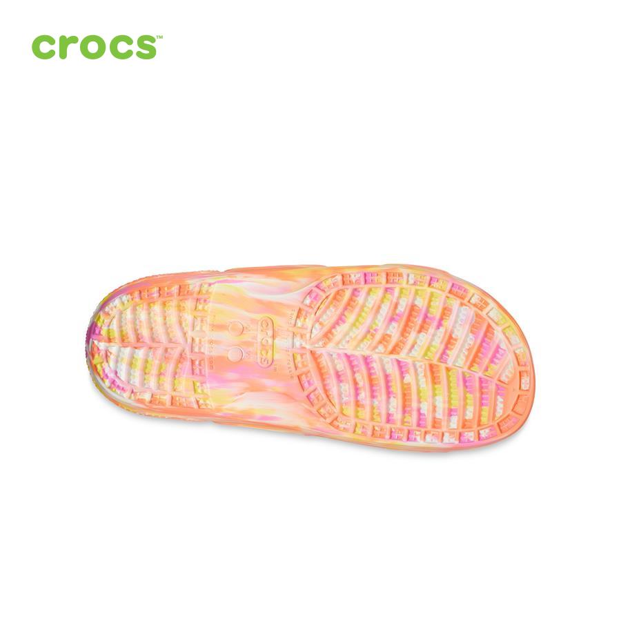 Giày sandal unisex Crocs FW Classic Sandal U Marbled Papaya/Multi - 207701-83F