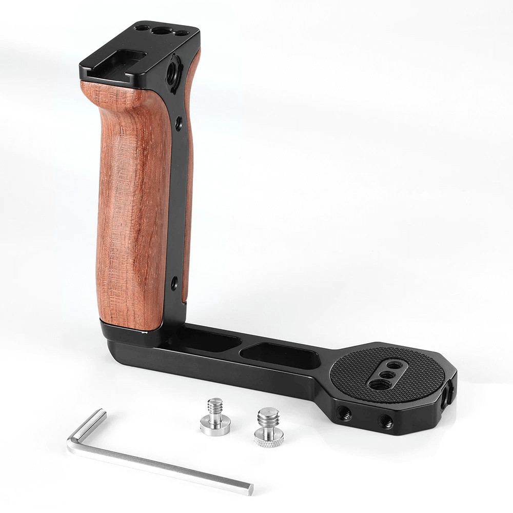 Phụ Kiện Quay SMALLRIG UNIVERSAL WOODEN SIDE HANDLE FOR RONIN S | ZHIYUN CRANE SERIES HANDHELD GIMBAL 2222 - Hàng Nhập Khẩu