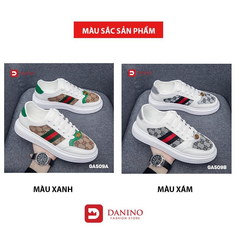 Hàng chất lượng Giày thể thao nam Danino GA509, đế cao, cổ ngắn, sneaker nam đẹp