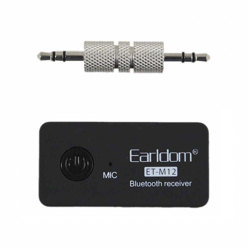 Earldom Bluetooth Receiver ET-M12 - Thiết bị biến loa thường, tai nghe thường thành Bluetooth - Hàng Nhập Khẩu