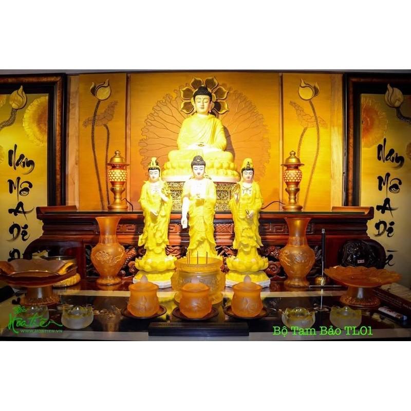Bộ Tam thế phật 50cm _ Đá