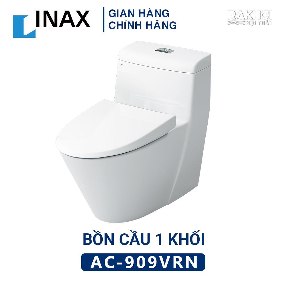 Bàn Cầu Inax 1 Khối AC-909VRN Nắp Đóng Êm