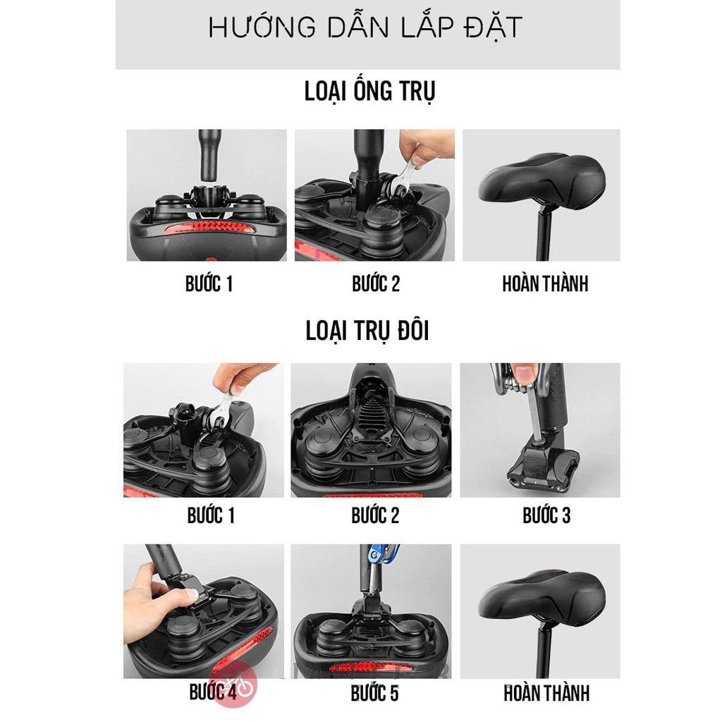 YÊN XE ĐẠP BỌC ĐỆM MÚT SIÊU ÊM CHỐNG SỐC PHẢN QUANG YÊN XE THỂ THAO HÀNG LOẠI I