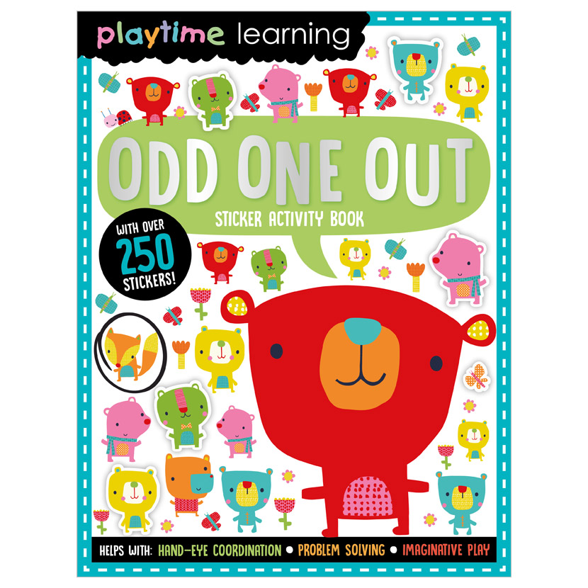 Sách tương tác sticker –  Tìm hình khác biệt - Odd one out (Sticker activity book)