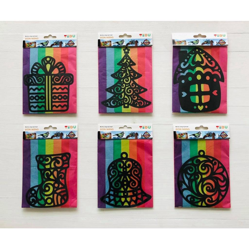 THỦ CÔNG ĐÓN NẮNG GIÁNG SINH SET 6 KHUNG
