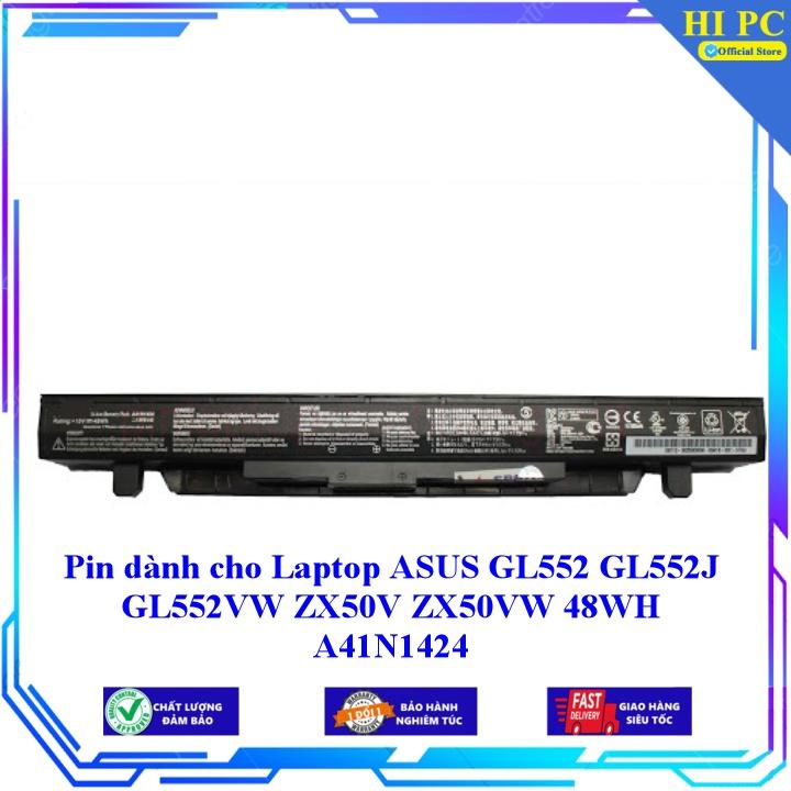 Pin dành cho Laptop ASUS GL552 GL552J GL552VW ZX50V ZX50VW 48WH A41N1424 - Hàng Nhập Khẩu