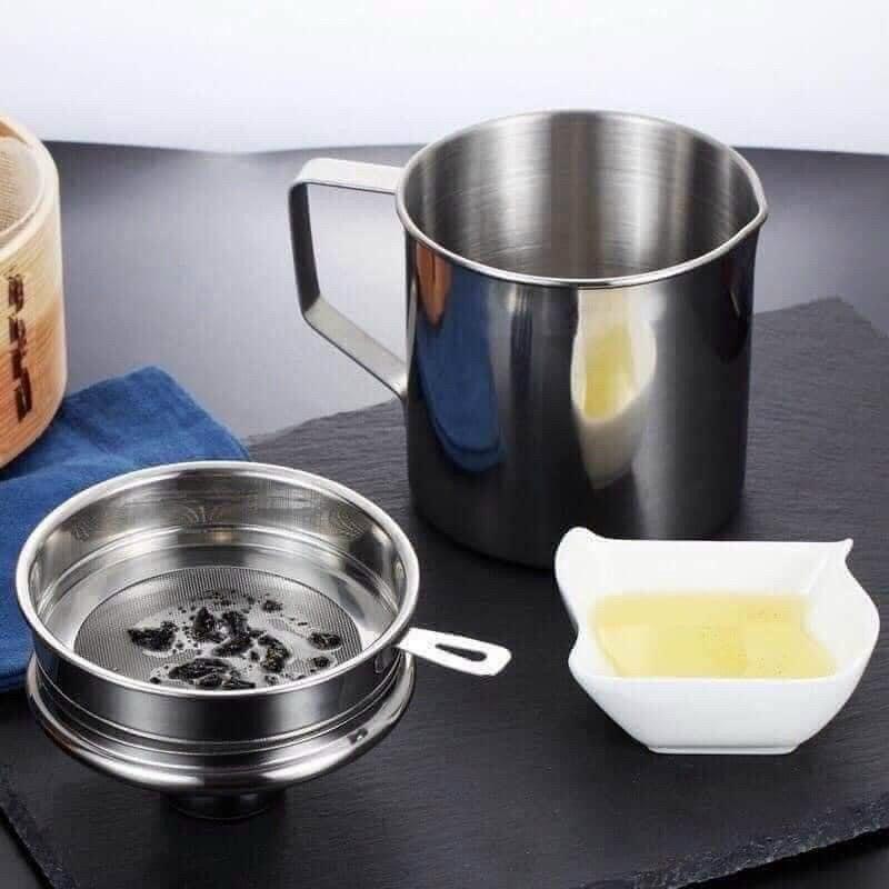 Ca Lọc Dầu Inox 304 Không Thấm Lọc DầU CựC Trong - Loại Tốt