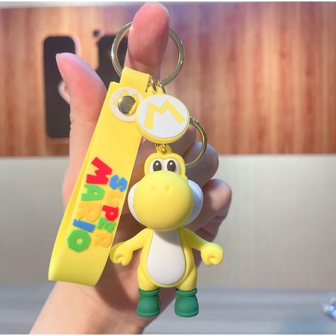 Móc chìa khóa supper Mario khủng long - Phụ kiện túi xách balo quà lưu niệm