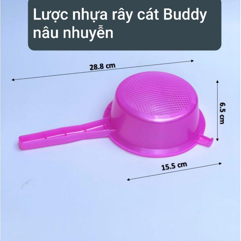 Lược rây lọc cát Buddy nâu nhuyễn, cát tắm cho hamster