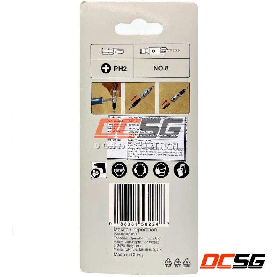 Mũi khoan mồi âm vít và vặn vít 2.8mm-M4 3 trong 1 Makita D-73215 | DCSG