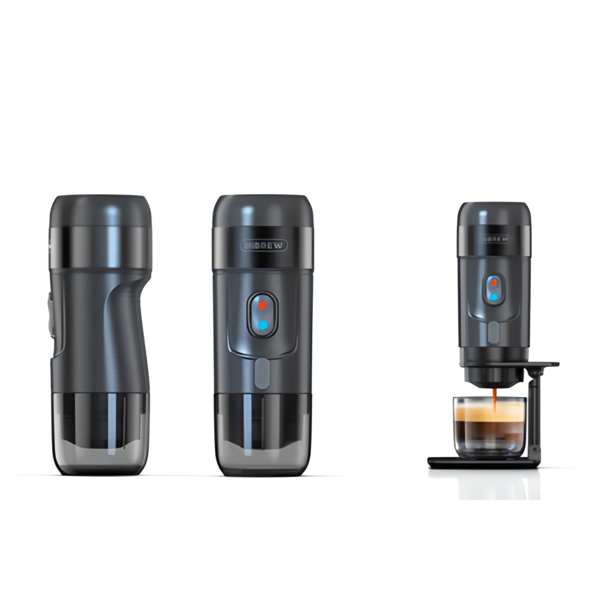 Máy pha cà phê cầm tay Espresso mini 3 trong 1, thương hiệu HiBREW cao cấp H4A - HÀNG CHÍNH HÃNG