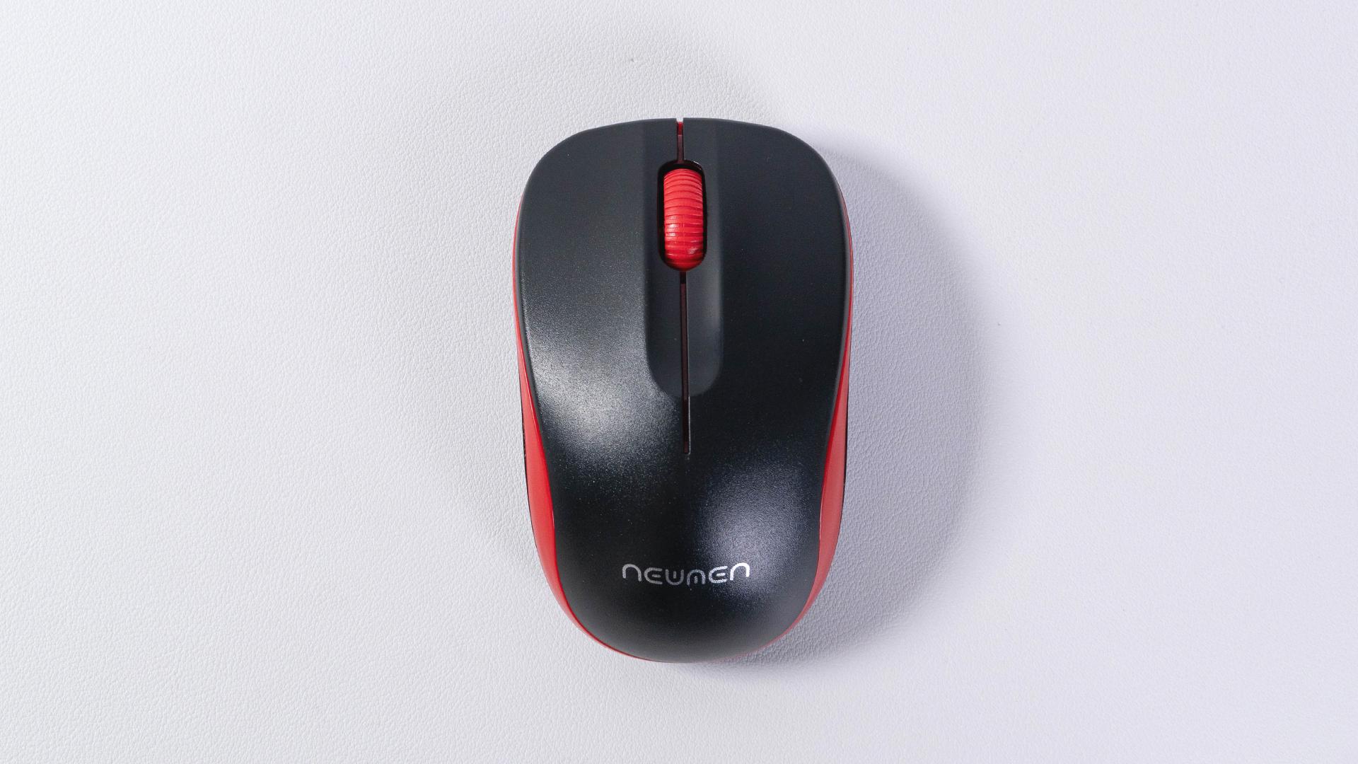 Chuột Máy Tính Không Dây - Newmen F116 - Màu Đen Đỏ
