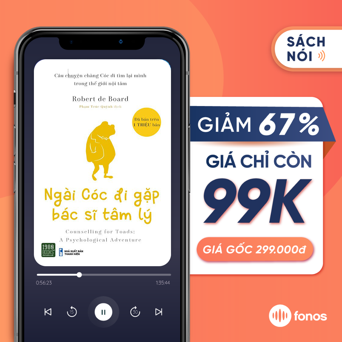 Sách nói Ngài Cóc Đi Gặp Bác Sĩ Tâm Lý