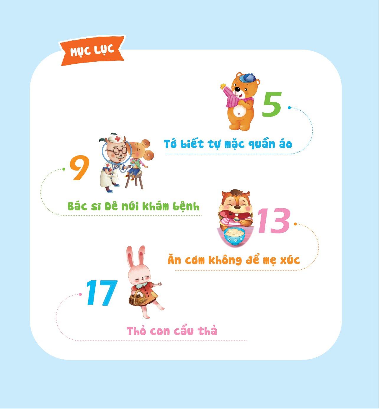 Sách Dán Hình Dạy Trẻ Thói Quen Tốt - Tớ Biết Tự Mặc Quần Áo