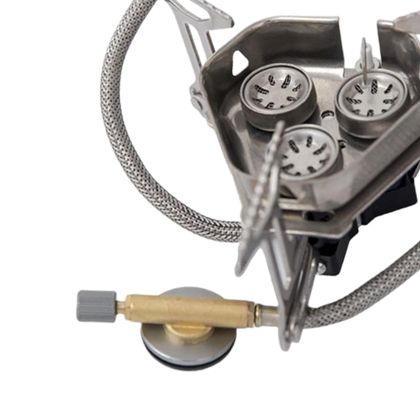 Outdoor Camping Gas Stove Burner Kitchen Equipment Gadgets Lightweight Durable Outdoor Gas Burner for BBQ Fishing Tourist Camping Hunting