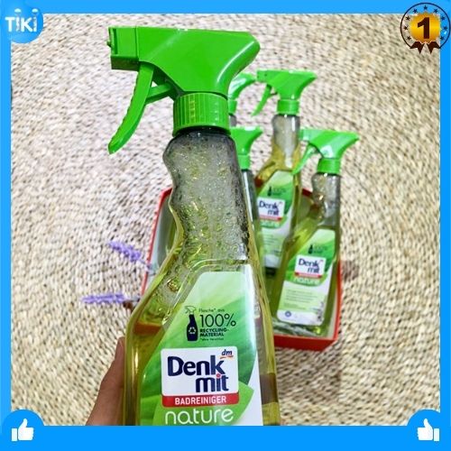 [Nhập Khẩu Đức] DUNG DỊCH TẨY RỬA NHÀ TẮM DENKMIT BADREINIGER NATURE 750ML, Giúp nhà tắm của bạn luôn sạch và thơm mát.