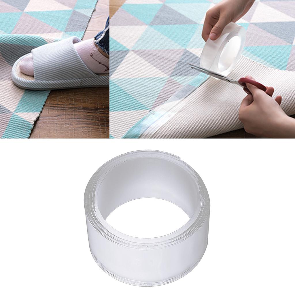 Clear Nano Tape Glue Traceless Washable Reusable Double-Sided Adhesive Tape 1m