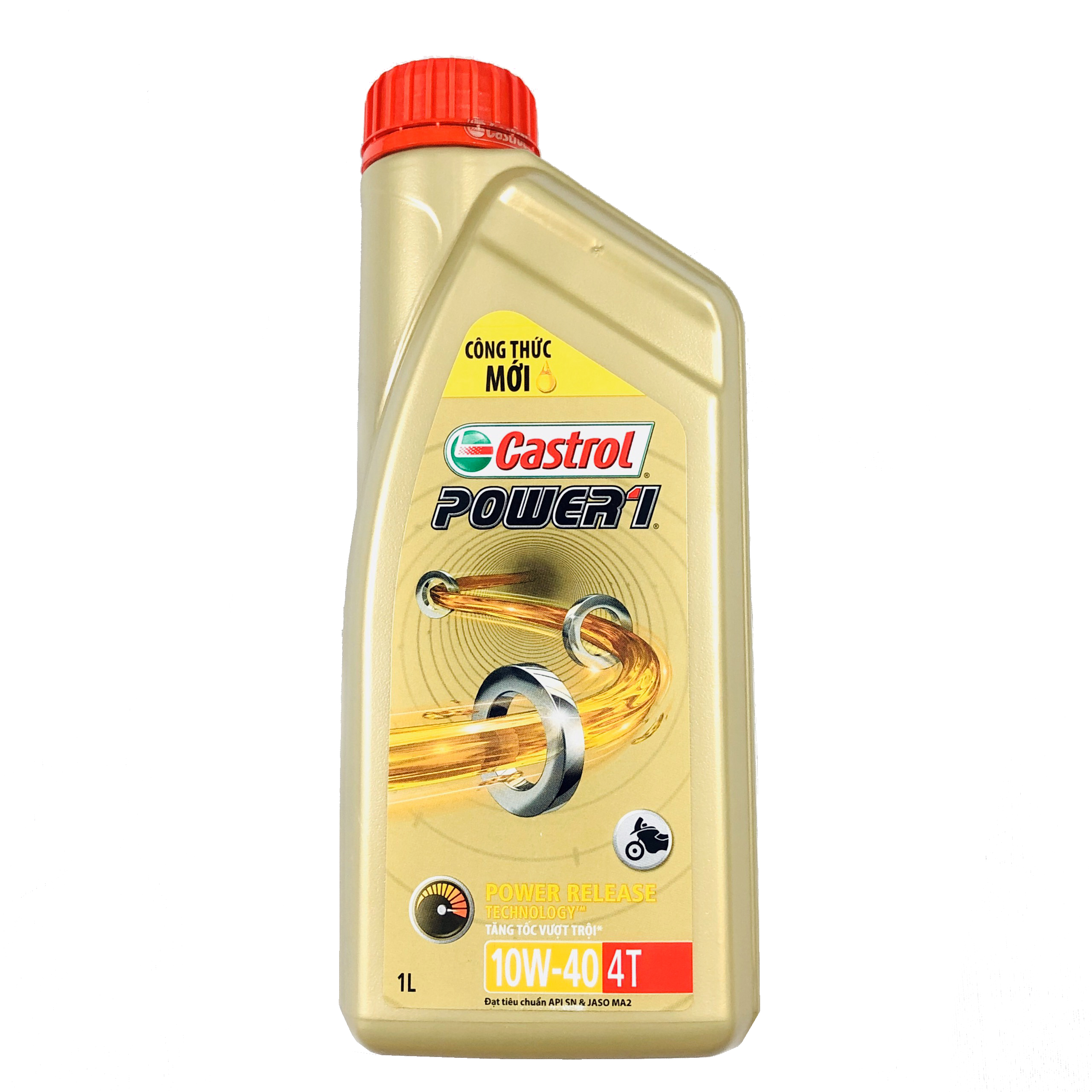 Dầu nhớt động cơ xe máy Castrol Power1 4T 10W-40 1L