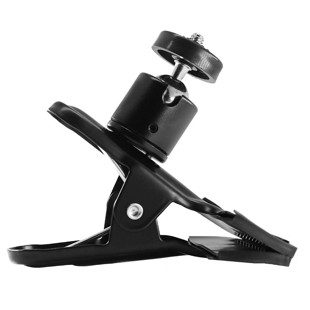 Kẹp máy ảnh kim loại với đầu bi xoay cho máy ảnh