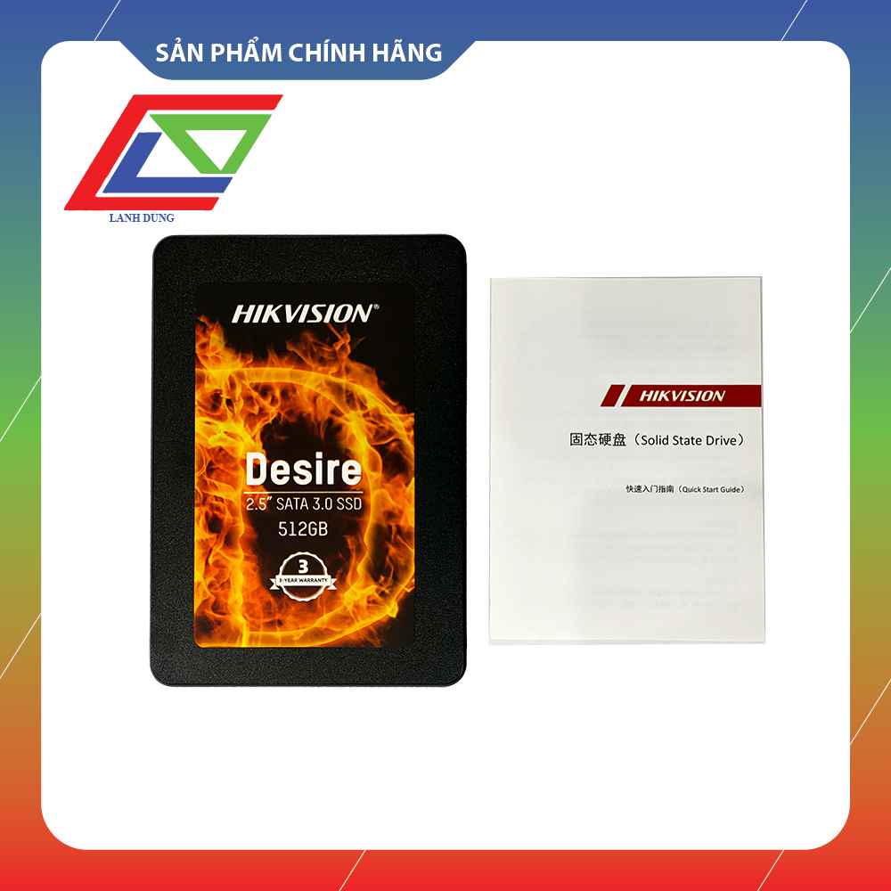 SSD Hikvision HS-SSD-Desire(S) 512G - Hàng chính hãng BH36 tháng