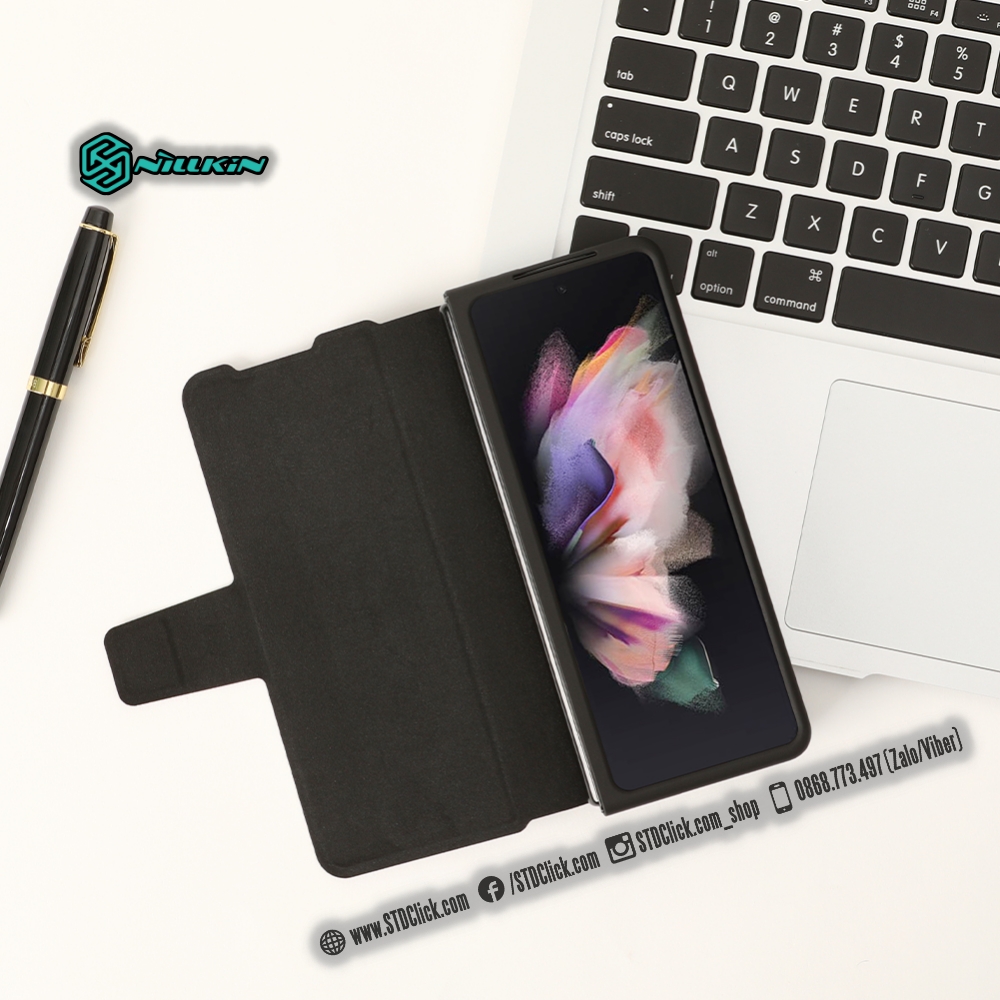 ỐP LƯNG DÀNH CHO ĐIỆN THOẠI SAMSUNG GALAXY Z FOLD 4 5G NILLKIN AOGE CÓ KHE GIỮ BÚT