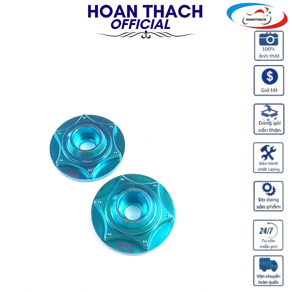 Bộ Gù titan gr5 (Gù + Ốc 6L4 đầu trụ) Xanh lục bảo gắn cho xe máy SP007803