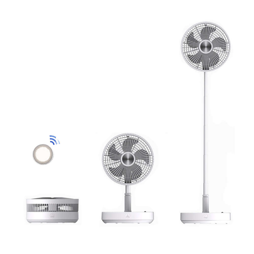 Quạt tích điện gấp gọn thông minh RoHS 10800mAh dùng tới 50h khiển từ xa xuất EU - Hàng chính hãng