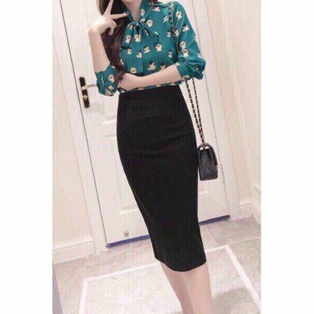 Chân váy công sở nữ co giãn