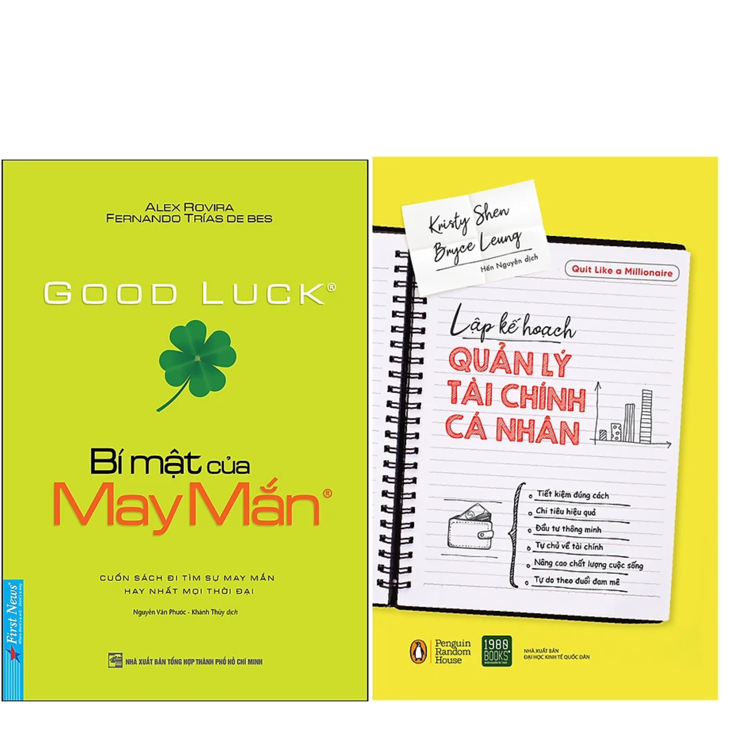 Combo 2Q Sách Về Quản Lí Tài Chính / Tìm Kiếm Cơ Hội Thành Công:  Bí Mật Của May Mắn (Khổ Nhỏ) _ First News + Lập Kế Hoạch Quản Lý Tài Chính Cá Nhân _ 1980 Books