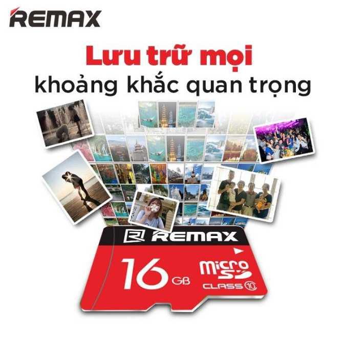 Thẻ nhớ microSDHC Remax 32GB Class 10 80MB/s (Đen) - Hàng Chính Hãng