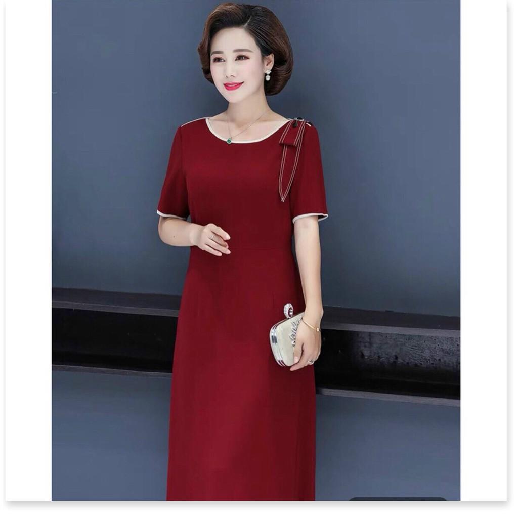 ĐẦM COTTON LẠNH SUÔNG VAI NƠ CÀI PHỤ KIỆN 1HIT1 FASHION