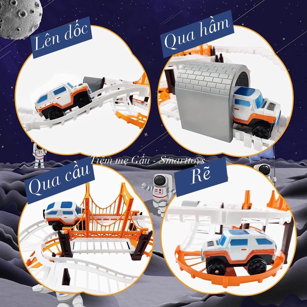 ĐỒ CHƠI LẮP RÁP ĐƯỜNG ĐUA, ĐƯỜNG RAY PHI HÀNH GIA OUTER SPACE TRACK THÁM HIỂM KHÔNG GIAN CỰC HẤP DẪN CHO BÉ KHÁM PHÁ