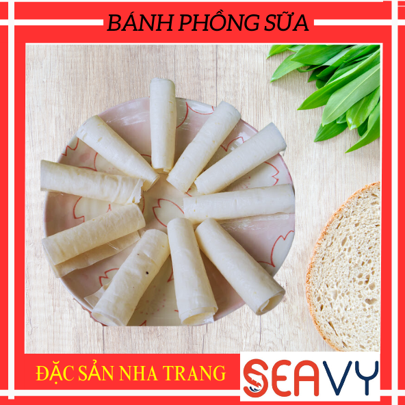 Đặc Sản Nha Trang - Bánh Phồng Sữa Thanh Trúc Loại Đại, Gói 300 Gram