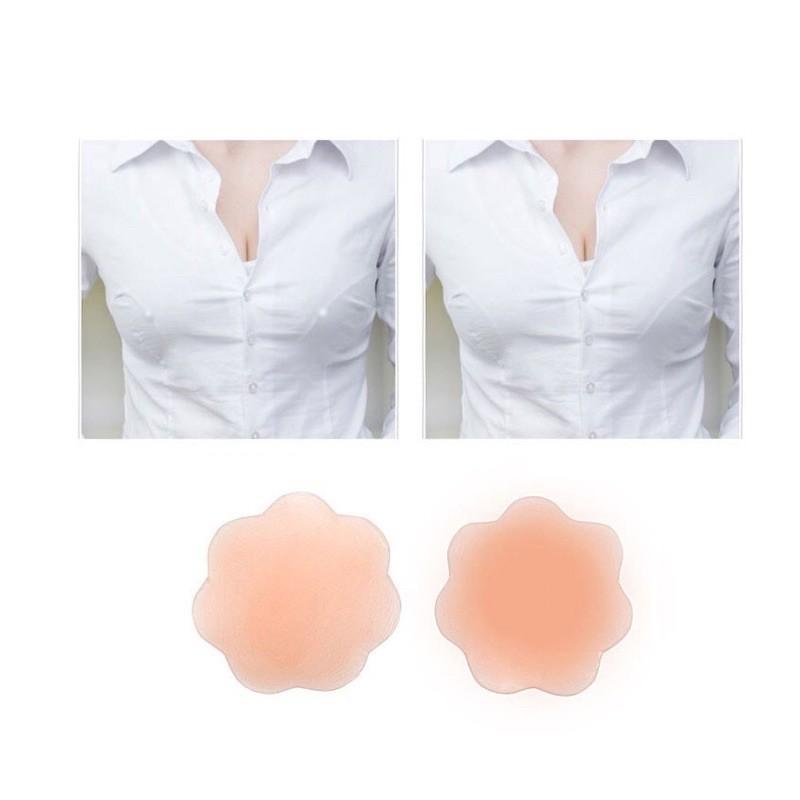Bộ 2 Miếng Dán Ngực Che Nhũ Hoa Silicon